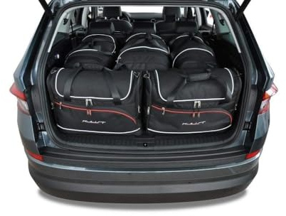 KJUST Dedizierte Kofferraumtaschen 5 stk kompatibel mit SKODA KODIAQ I 2016-2023