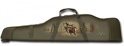 Unbekannt Gewehrfutteral, Waffentasche, abschließbare Gewehrtasche mit Wildmotiv (Hirsch Tarn)