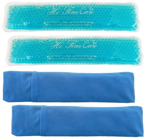 Postpartum Ice Pack, Hot and Cold Pads for Postpartum Essentials, 2 Count Gel Cooling Pad, Fast Pain Relief Convenient for Postpartum Recovery Helps Reduce Swelling (Blue)