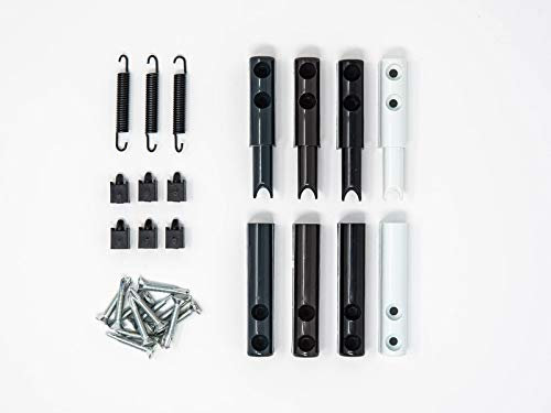 Selbstschließendes Scharnier Türschließer für Fliegengitter Tür Insektenschutz Tür Fenter weiß oder braun (schwarz)