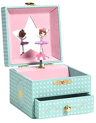 DJECO - Spieluhr für Ballerina, zarte Boxen, Mehrfarbig (36085)