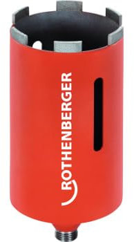 ROTHENBERGER 1500004098 DX High Speed Dry - Corone di perforazione, attacco G 1/2, diametro 182 mm, lunghezza utile 150 mm
