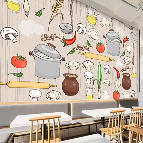 Personnalisé N'Importe Quelle Taille Papier Peint Mural 3D Peint À La Main Café Tableau Noir Restaurant Hôtel Mural Fond Papiers Peints 3 D-400Cmx280Cm