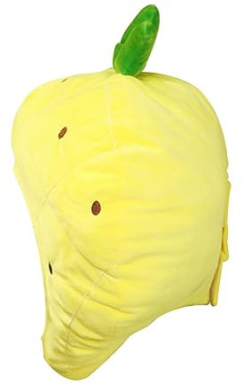 TOYANDONA Plush Hood in Pineapple Shape Funny Party Hats for Cosplay Fruit Headwear Accessory for Costume Events