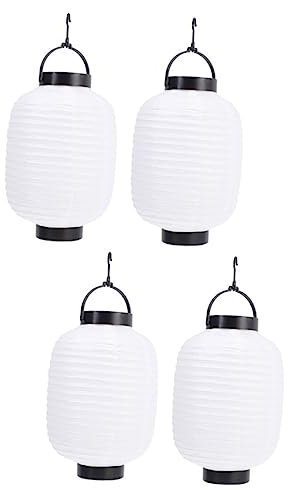 DOITOOL 4 Stück Winterliche Melonenlaterne izakaya Gartenlaterne Wohnkultur home decor Hochzeitsdekoration Lampenschirme traditionelle japanische Laternenlampe japanische Klapplaterne leer