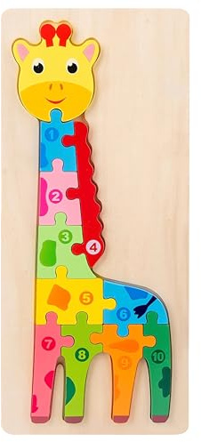 Giraffe Wooden Toddler Jigsaw Puzzles for Girls Boys Gifts