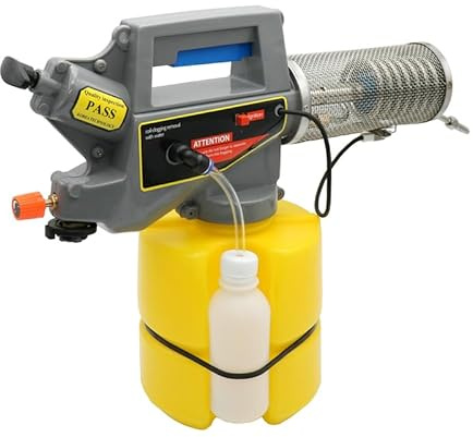 Máquina de humo portátil profesional de 2 l, pulverizador de fumigación con calor y secado térmico, máquina de humo manual