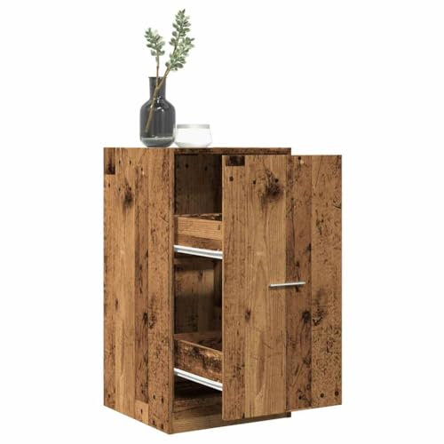 UJCHVHN Home Garden,Apothekerschrank, Altes Holz, 40 x 41 x 77,5 cm, Holzwerkstoff