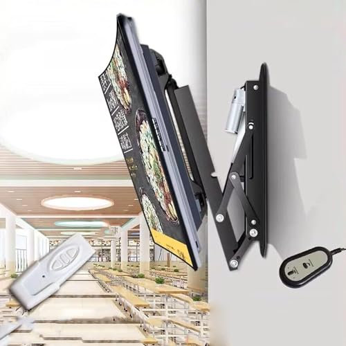 TV Wall Mount' Soporte de Pared para TV Soporte de TV motorizado, Elevador de TV desplegable Oculto, Soporte de TV para Montaje en Techo, Se Adapta a televisores de 50 a 75 Pulgadas para televisores