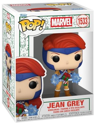 Funko Pop! Marvel: HoliDivas - Jean Grey - X-Men - Samlarobjekt vinylfigur - Presentidé - Officiella varor - Leksaker för barn och vuxna - Marvel fans - modellfigur för samlare och display