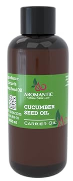 Cucumber Seed Oil - Hydrating Facial Oil for Dry, Sensitive & Acne-Prone Skin - Lightweight Moisturiser Reduces Puffiness & Enhances Youthful Glow 100 ml