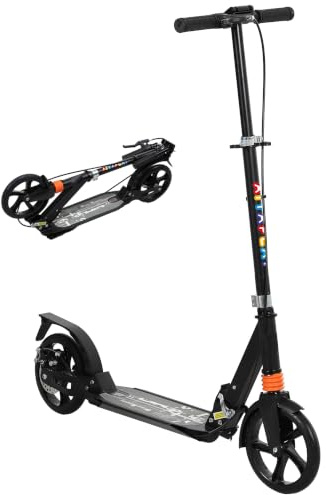 AIYAPLAY Roller Kinder 6-12 Jahre mit Bremse Klappbar | Höhenverstellbar Scooter, Kinderroller, Cityroller, Kickscooter, für Jugendliche, bis zu 100 kg