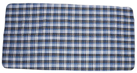 YUMILI Alèses d'incontinence polyvalentes, imperméables, réutilisables, lavables, pour Adultes et Personnes âgées (Chèque Bleu)