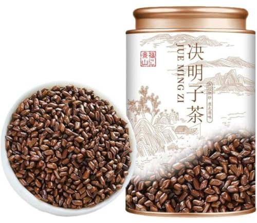 Semillas de Cassia (300g lata) - Té herbal seco premium de grano grande y libre de impurezas, perfecto para mezclar con bayas de goji y crisantemo como bebida diaria, juemingzi