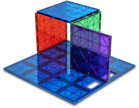 Playmags Super Durable Building Stabilizer Set – 5 Starker Magnettafeln – Starker Magnet – Tolle Ergänzung Zu Allen Fliesen-Set