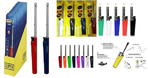 1 X CLIPPER TUBE LONG REFILLABLE LIGHTER FOR OVEN BBQ COOKERS CANDLES FIRES