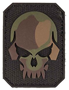 Mil-Tec Patch 3D Skull PVC m. Klett small