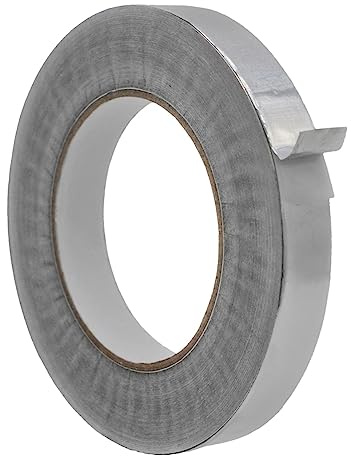 WOD Aluminum Foil Tape - 3/4 inch x 50 yds. Heat Shield Reflective Sealant Tape - Ideal for HVAC, Duct, Pipe, and Metal Insulation and Repair. Low and High Temperature Resistant AFTR28