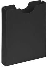 PAGNA Heftbox DIN A4, Hochformat, aus PP, schwarz, Sie erhalten 1 Packung