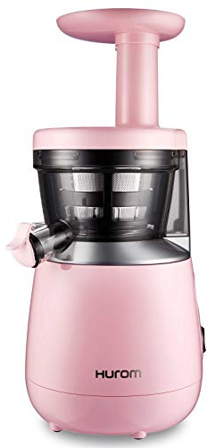 Hurom HP Renewed Slow Juicer - Pink | High Yield | Quiet 150 Watt Motor | BPA Free | 350ml (11.8oz) Chamber | Slow Squeeze | Cold Press Juicer