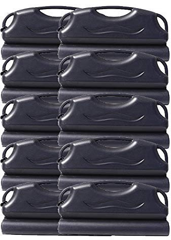 well2wellness® Pool Eisdruckpolster Set - 10 Stück a 50 cm mit Sand beschwert + Verbindungshaken