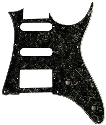 Passend für Ibanez RG40 HSS Style Gitarre Pickguard (4-lagig, Black Pearl)