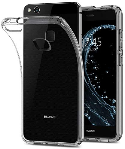 Verco Handyhülle für Huawei P10 Lite Case, Handy Cover für P10 Lite Hülle Transparent Dünn Klar Silikon, durchsichtig