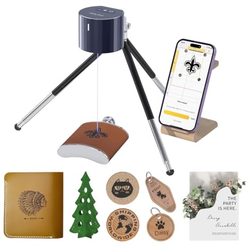 LaserPecker Pro Laser Engraver Laser Engraving Machine Cutter Etching Etcher for Wood Leather Portable Compact