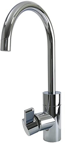 Wasserhahn Einhelbelmischer Lucca Wohnmobil Wohnwagen Caravan Camping Boot + Schalter Chrom