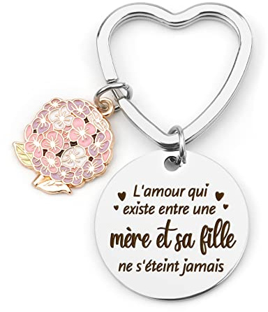 BOMEON Cadeau Maman, Porte Clef Maman, Cadeau Fete Des Meres, Cadeau Anniversaire Maman, Cadeau Pour Maman, Idee Cadeau Maman, Cadeau Future Maman, Cadeau Personnalisé Maman, Cadeau Maman Noel