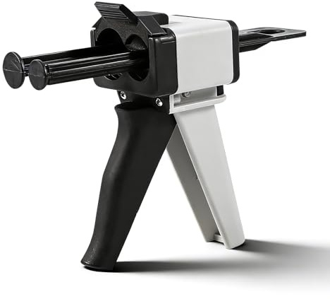 ZAWELIYO Pistola Dispensadora de Mezcla Universal Dental, Pistola de Gel de Goma de Silicona 2:1/1:1 para Dentista con Alta Dureza