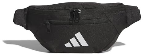 adidas Unisex Essentials Waist Bag, Black/White, One Size