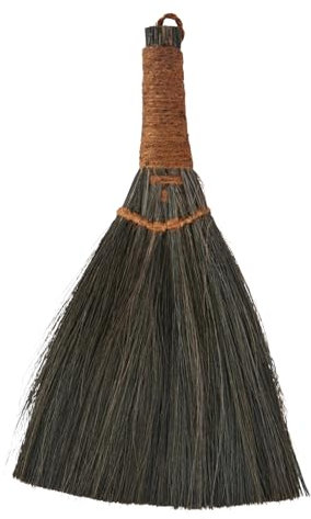 MACOSA MS221224 - Escoba de mesa (yute natural, 31 cm), color gris oscuro