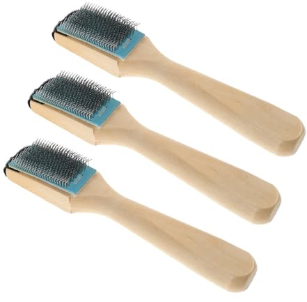 Cepillo Acero y Baile Zapatos de Madera Piezas para 3 Inoxidable