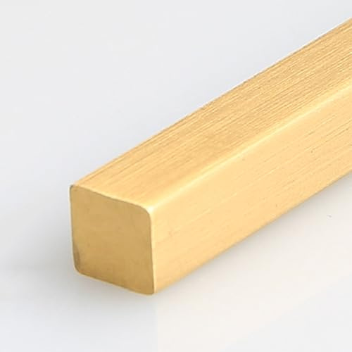 Tira de transición de latón for suelos - Tira de 100 cm for cubrir juntas de baldosas a vinilo, fácil de instalar y duradera(6mmx6mm)