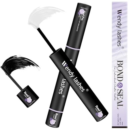 Bond and Seal Lash Glue Light Individuellt Ögonfranslim Stark Stadga 72 Timmar Lösögonfransar med Lim (6ml+6ml)