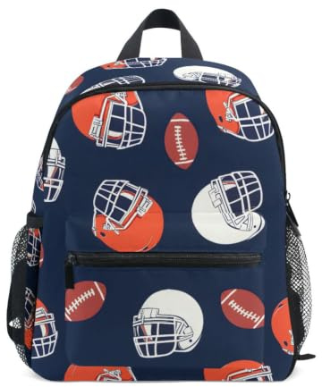 Mnsruu Sac à dos pour enfant Motif casque de football américain