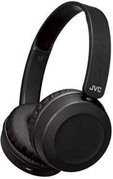 JVC Wireless Bluetooth Foldable Deep Bass On Ear Lightweight HA-S31BT Headphones, Black
