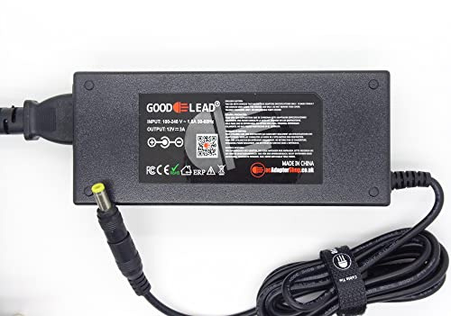 12 Volt Power Supply unit Adapter with Cable For Sagemcom dtr94160s freesat sat box NEW
