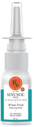 Sinusol DRBRX Nasal Spray for Allergy Relief Plus Cold Remedy, Rapid Relief of Congestion and Sinus Pressure 2 Ounce