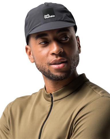 Jack Wolfskin Unisex Bike Commute Cap Baseballkappe, phantom, M EU