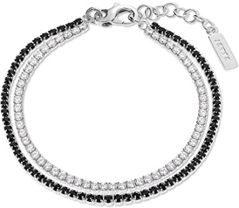 JETTE Damen-Armband 925er Silber Zirkonia