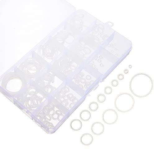iplusmile O-ring-dichtungsset Aus Silikon Flachdichtungsscheiben-kit Mit Verschiedenen Durchmessern Für Duschkopf Garten-tülle Wasserhahn-reparatur Und Schlauchanschluss Verschleißfest Und ö