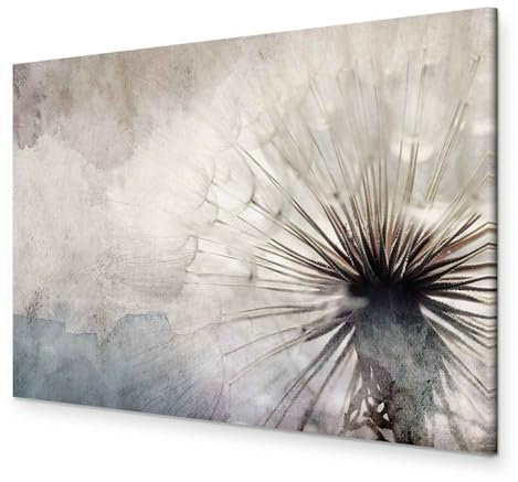 murando - Akustikbild Pusteblume Bilder Akustikschaum Hochleistungsschallabsorber Schallschutz Leinwand 1 tlg Wandbild Raumakustik Schalldämmung Blumen Natur Pflanze b-B-0573-b-a
