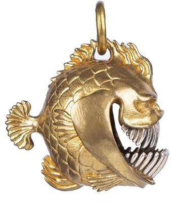 Campana guardiana per moto, campane in ottone per portachiavi, Gremlin Bell Angel per auto, mini Babbo Natale Jingle Bell per albero di Natale, ornamenti antichi da appendere, decorazione piranha
