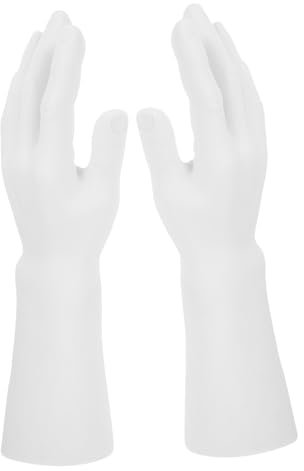 OATIPHO 2stücke Schmuckhalter Hand Modell Dekorativer Multifunktional Schaufensterpuppenhand Desktop Handringhalter Display Zubehör Für Schmuckorganisation