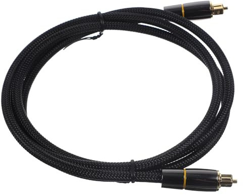 Angoily Cavo Audio Ottico in Fibra Ottica Da 1 5 M Maschio-maschio Per Dispositivi Audio Ad Alta Affidabilità