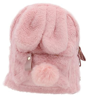 OATIPHO Plüsch-rucksack Mit Niedlichen Hasenohren Für Mädchen Verstellbare Schultertasche Große Kapazität Für Schule Und Reisen Vielseitig Einsetzbar Als Alltagstasche Oder