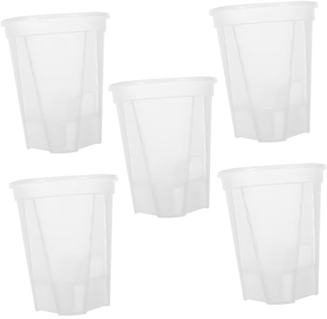 JOINPAYA 5pcs Self Priming Lazy Basin Self Watering Planters Automatic Watering Flower Pots Flower Pots for Home