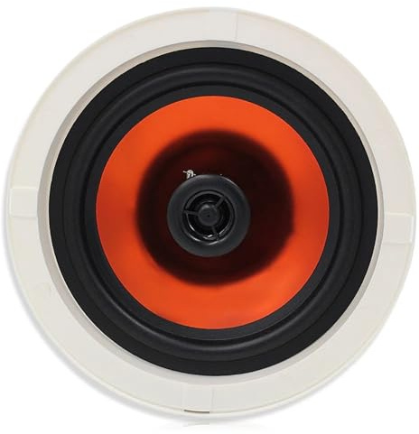 RLVYTA Altoparlanti per auto da 6,5'' e 300 W, tweeter da incasso a soffitto, sistema bidirezionale per interni, esterni, cucina, camera da letto, bagno, feste
